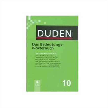 Duden das bedeutungs worterbuch band 10