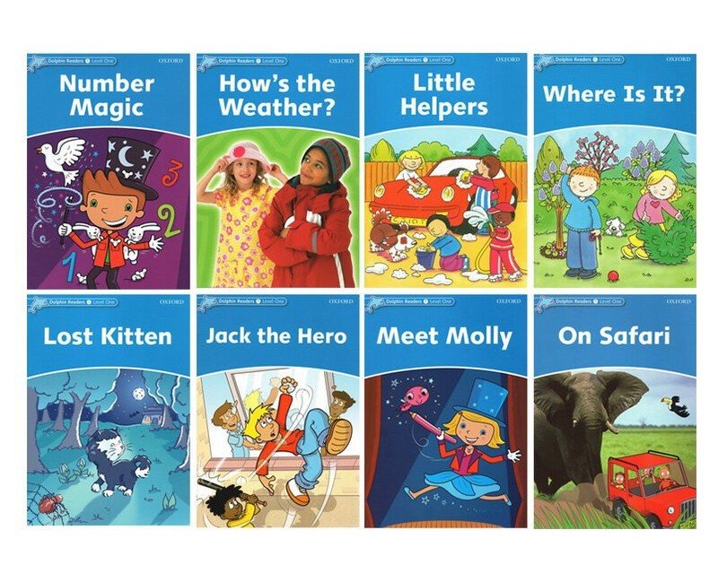 مجموعه 8 جلدی کتاب داستان دلفین Dolphin Readers 1